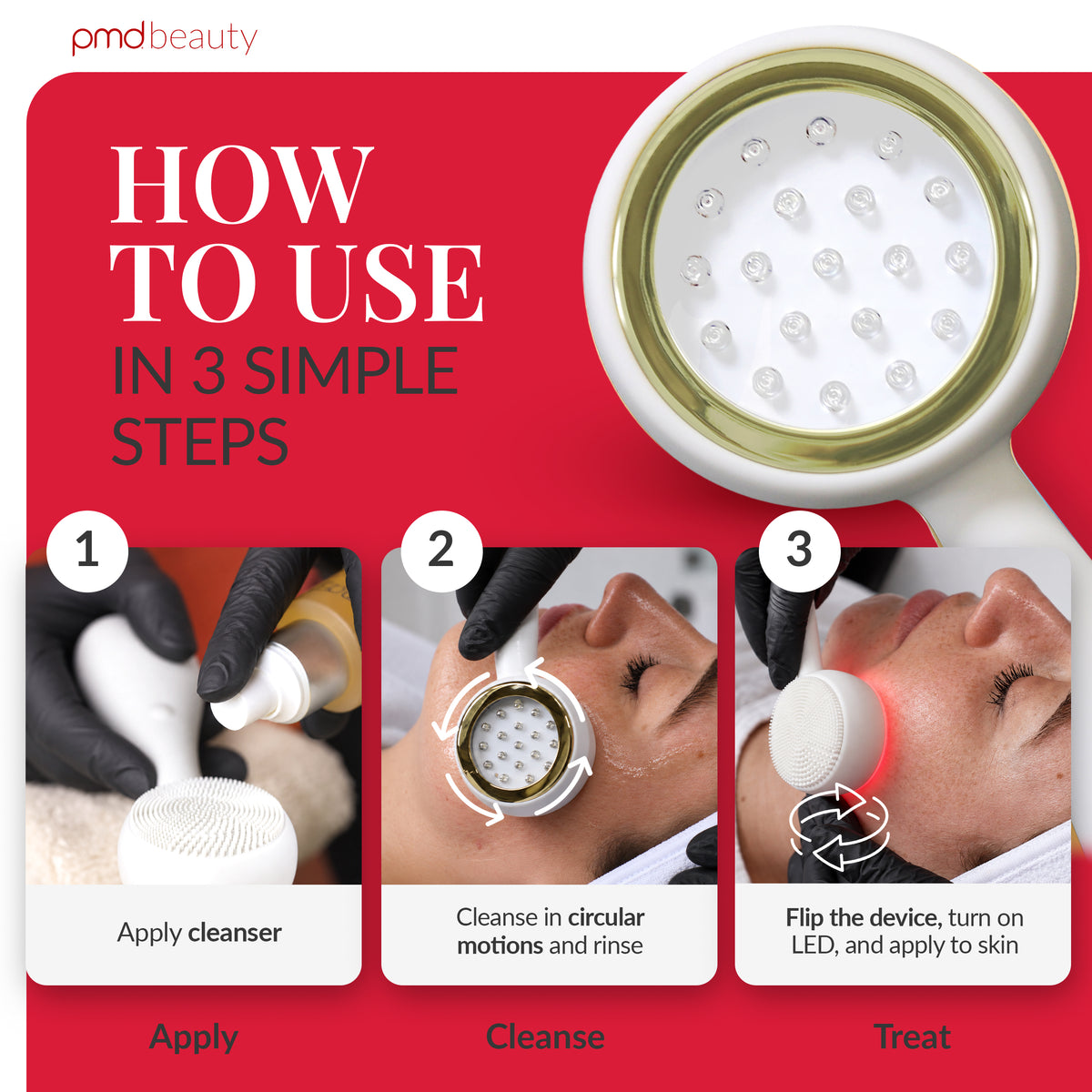 PMD LED Clean Redvolution