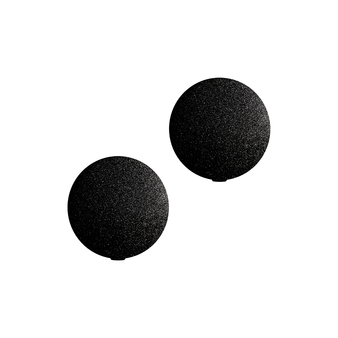 AT-4003-EBlack?2 polish Aluminum Oxide Exfoliator Replacements in black