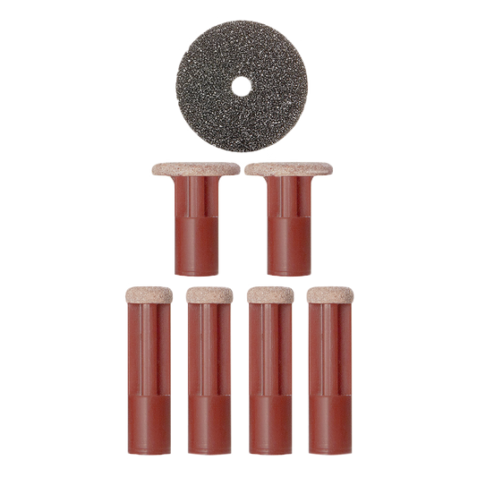 Red Replacement Discs - Very Coarse 24 Small Discs