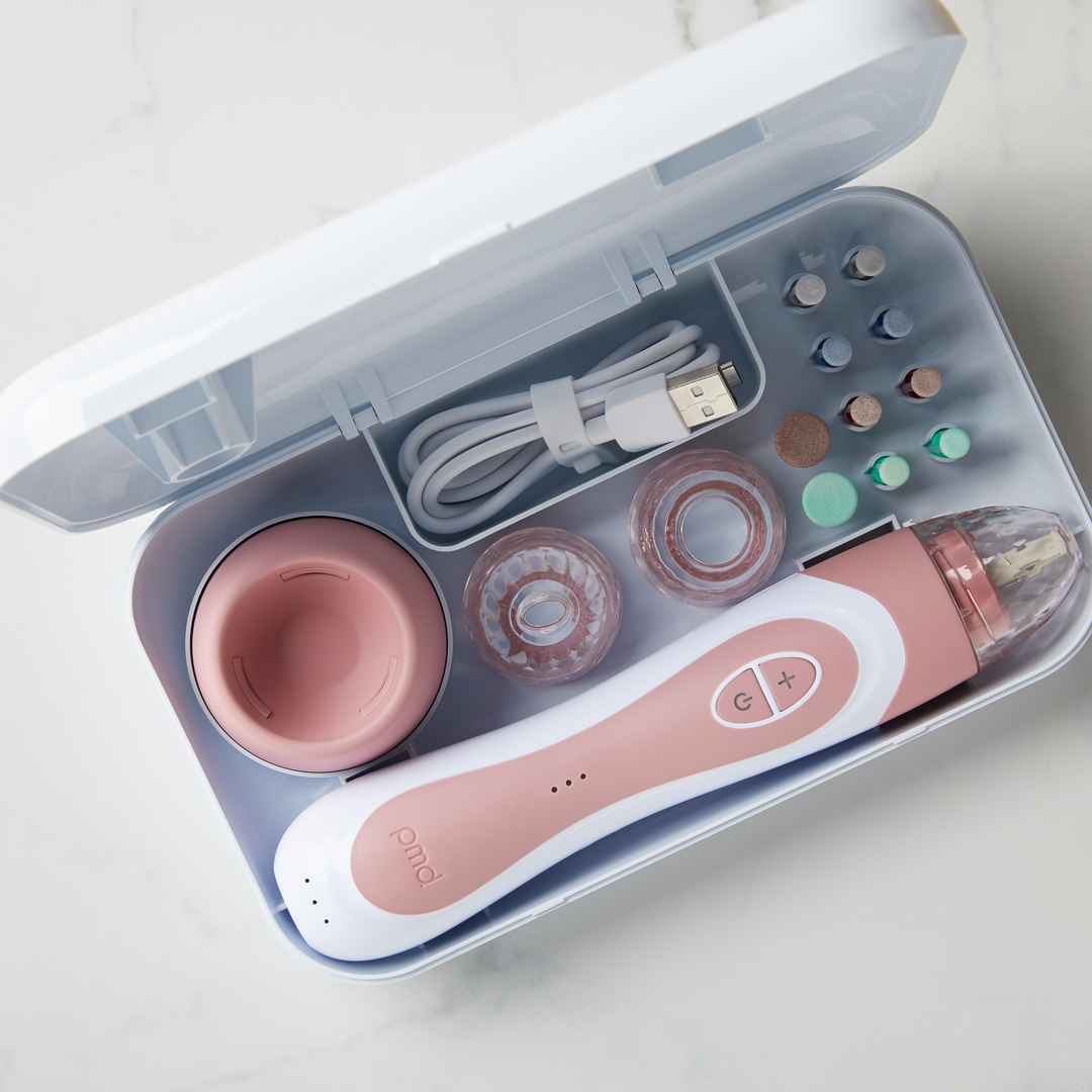 1005-CASE?Personal Microderm Elite Pro Case with rose device and accessories