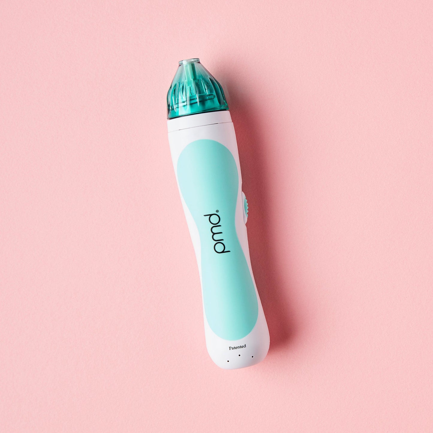 1001-Teal?Personal Microderm Classic in teal on pink background