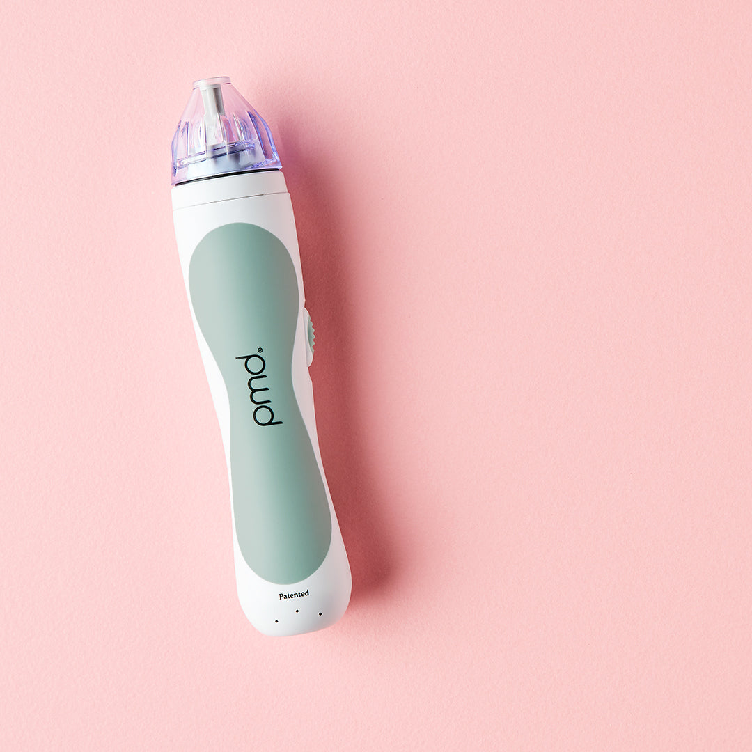 1002?Personal Microderm Classic in grey on pink background